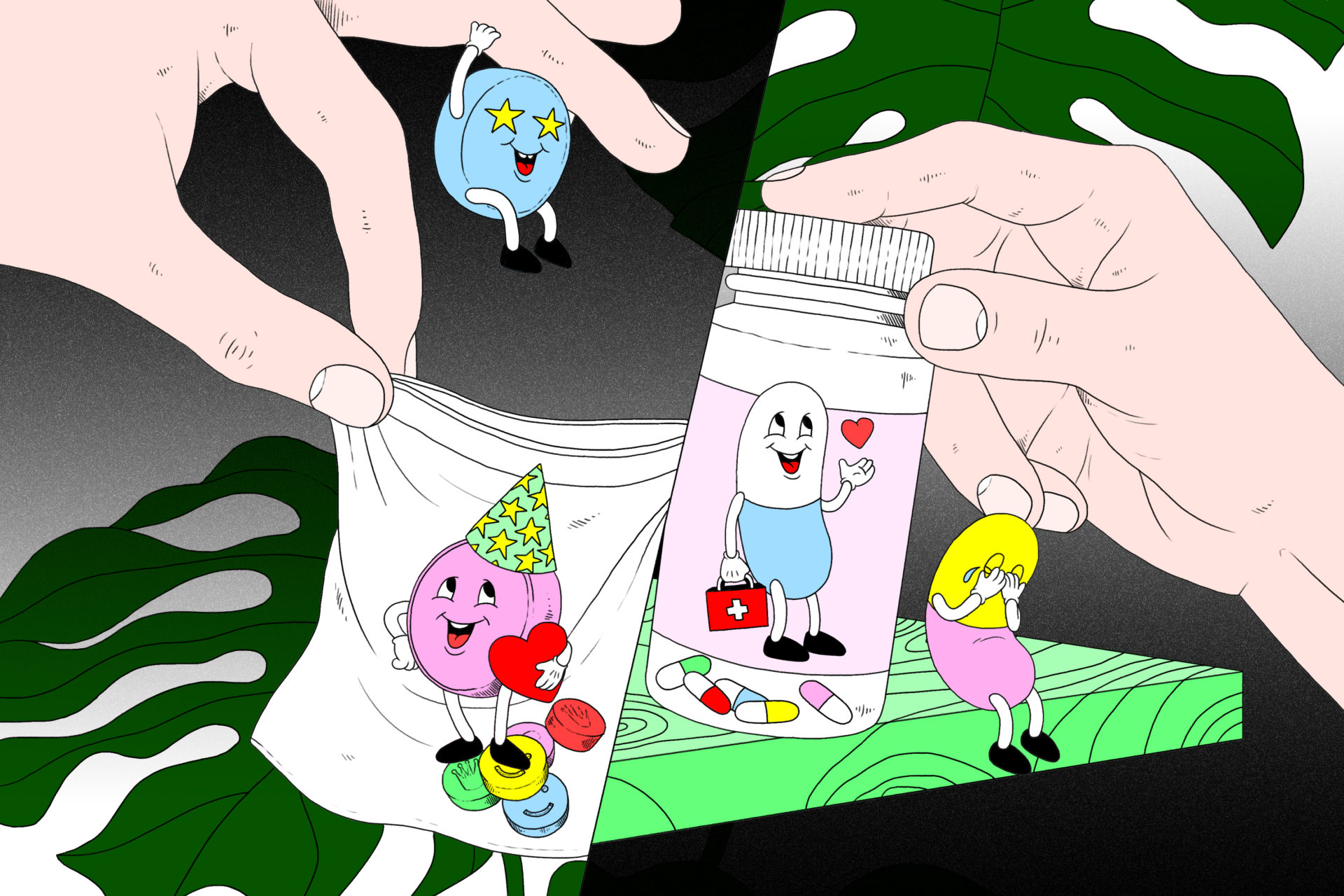 Professor Green on drugs