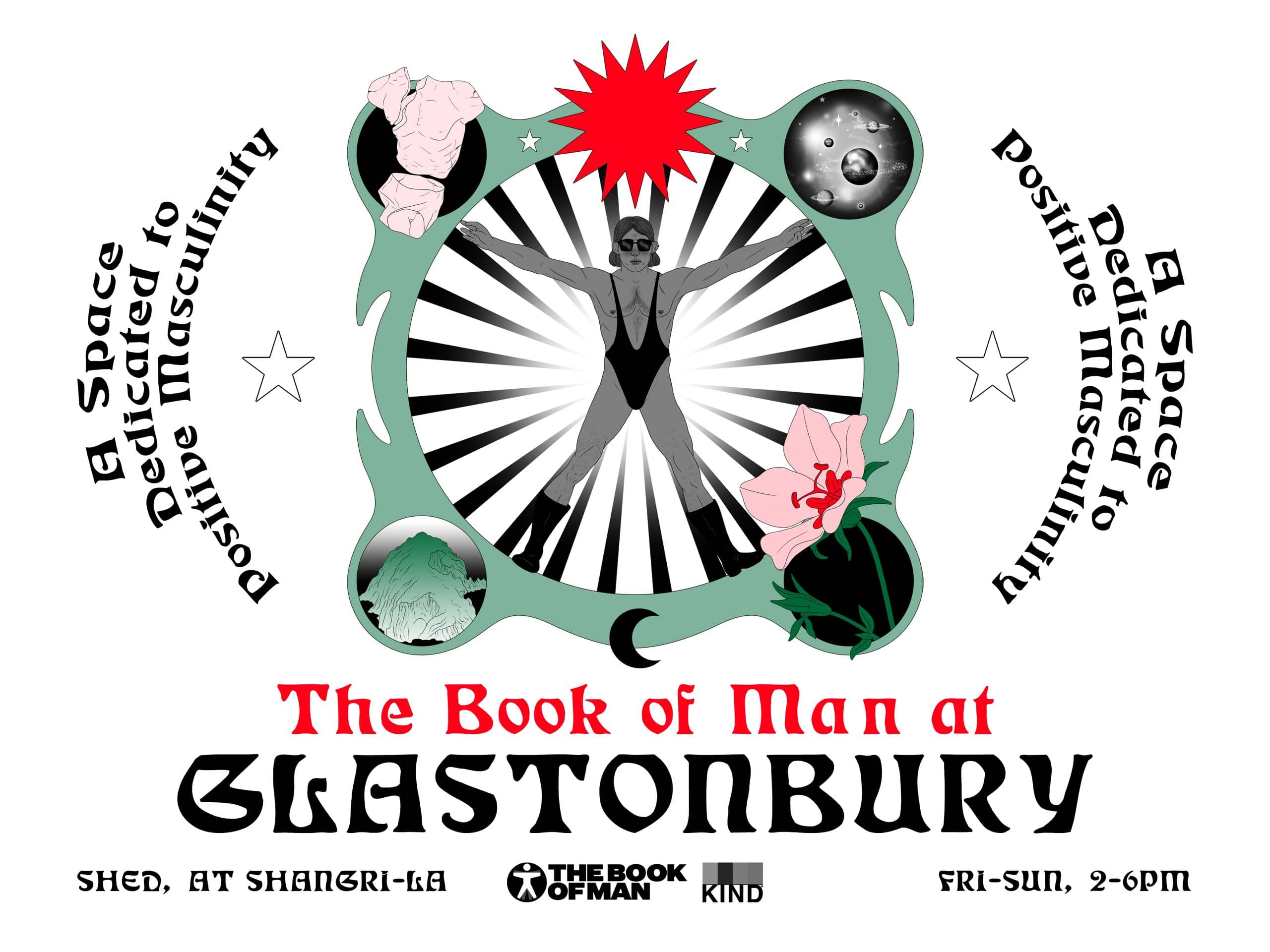 BOOK OF MAN AT GLASTONBURY